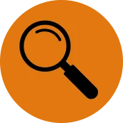 icon of magnifying glass