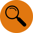 icon of magnifying glass